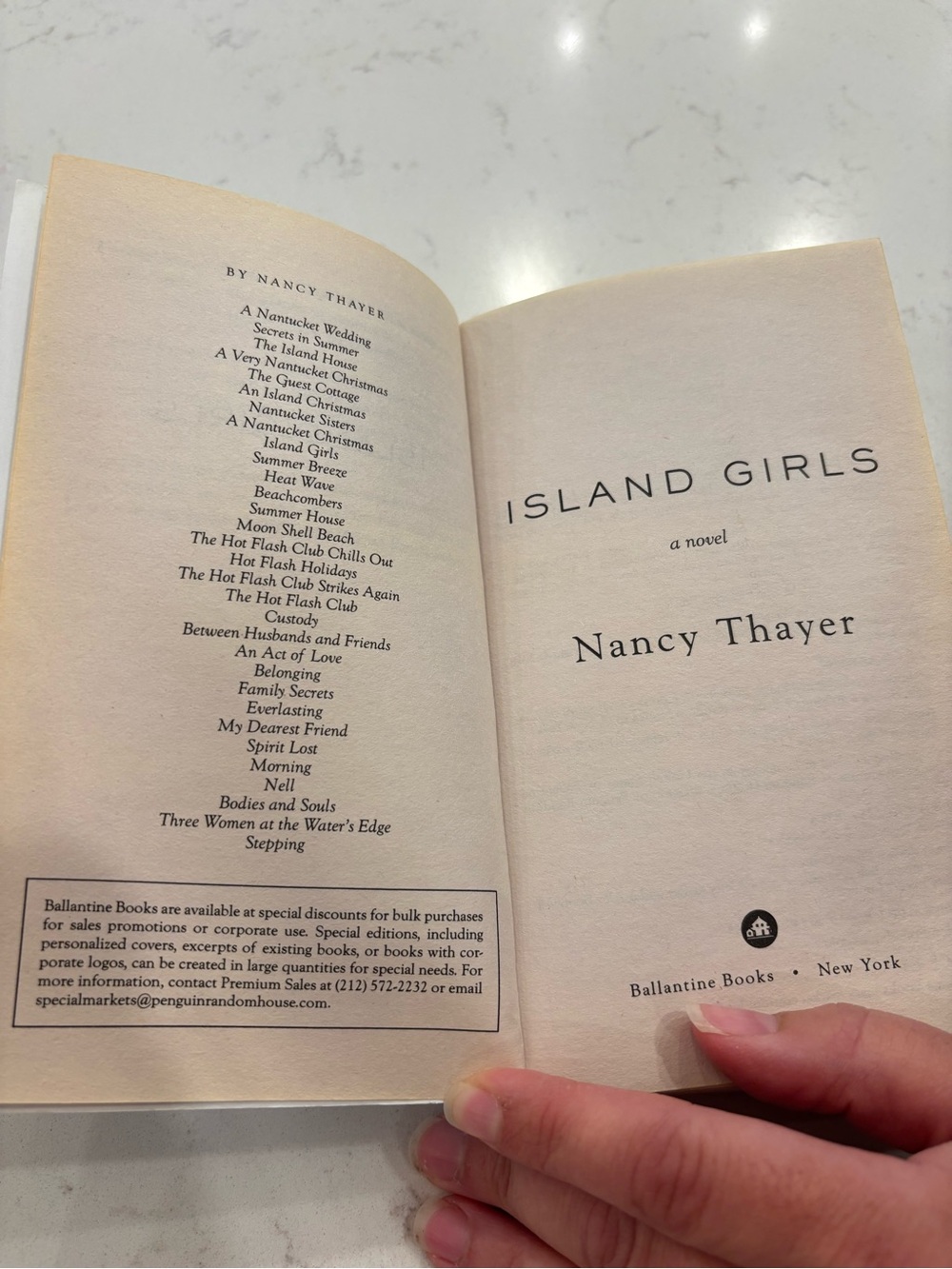 Island Girls by Nancy Thayer (Paperback Fiction Novel) - Picture 6 of 6